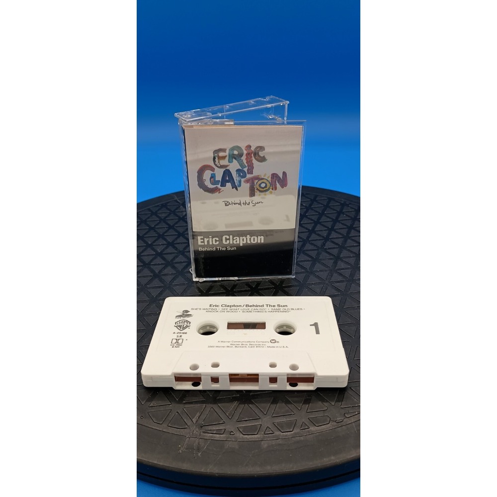 Eric Clapton Behind the Sun Cassette Tape 1985 Warner Bros Rock Phil Collins